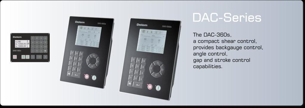 SHEARS Delem DAC-360s controller Panel based housing Bright LCD screen Back/front gauge control Retract function