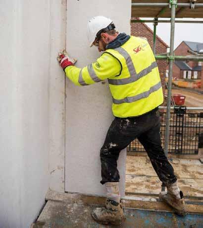 The essence of the system is to replace the structure of the inner leaf of external cavity walls, separating walls and internal partition walls with storey