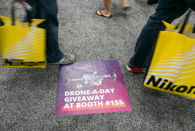 SIGNAGE SHOW FLOOR DECALS $8,400 (ASK ABOUT CUSTOM PACKAGES) Repetitive visual advertising is one of the most effective ways to impact a consumer s awareness of your brand, promote new products and