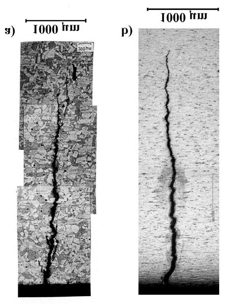 Cracks can occur in nuclear power plant components in different locations such as in straight pipe sections, valve bodies, pipe elbows, collector head screw holes etc.