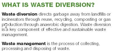 Solid Waste Diversion 46 Getting to 50% and Beyond: Waste Diversion Success Stories from.