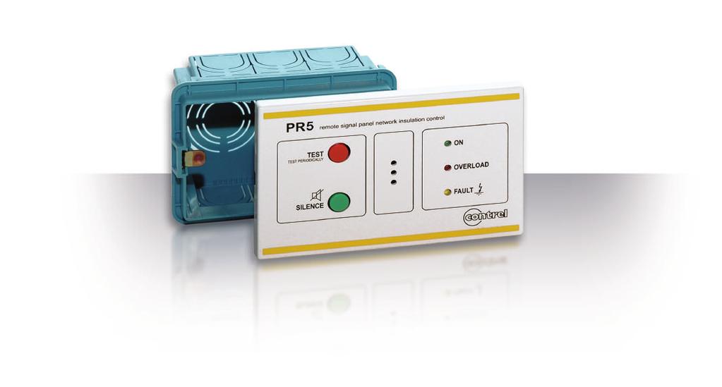 PR5 REPEATER PANELS GENERAL PR 5 Panels of remote signalling PR allow to give alarm signalling of insulation s monitoring devices HRI.