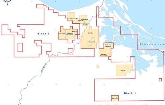 Newly awarded exploration blocks in Nile Delta enables Dana Gas to build on its core area production and utilising existing infrastructure Blocks 1 & 3 located adjacent to Dana Gas prolific Nile