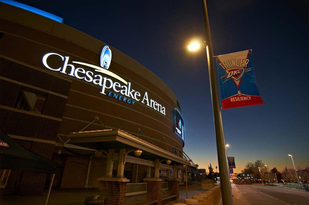 THE MOST FAN-CENTRIC ORGANIZATION IN PROFESSIONAL SPORTS BY NIVI NAGIEL, NCSA When you step into Chesapeake Energy Arena to watch the Oklahoma City Thunder host an NBA game, you are not a customer,