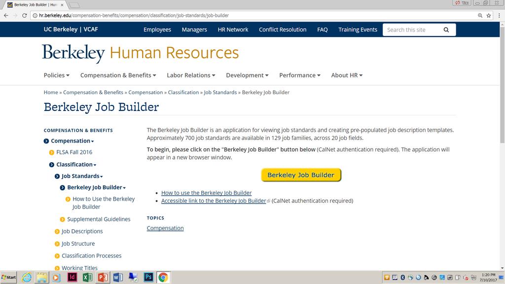 Writing Job Descriptions Job Builder http://hr.berkeley.