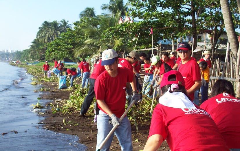 Coastal clean-up in Bataan,