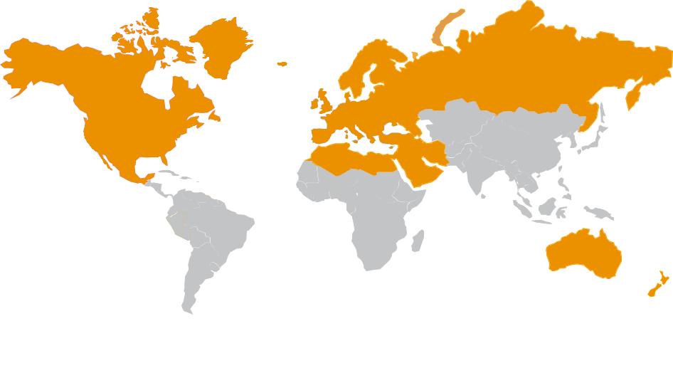 4 M International Presence 55 employees Sales and marketing organization which covers about 2 countries in Europe