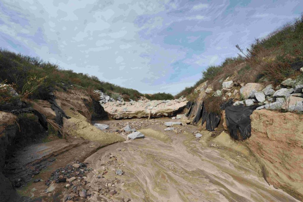 Sediment Control Project: Borrego Wash (pictures from County of Orange, FBI El Toro property, 1.27.