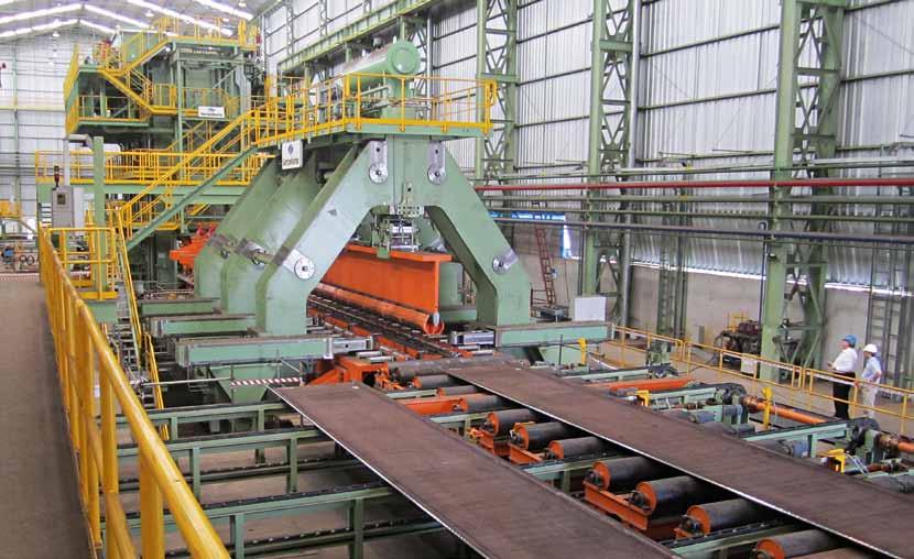 siempelkamp Machinery And Plants High material grades are on the advance U-forming and O-forming press in one line Both new forming presses allow Tenaris to produce pipes with material grades ranging