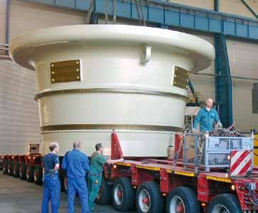 siempelkamp Foundry 64 65 Casting of a 160 t grinding bowl Premiere at minus 40 C There have also been a number of innovations in the collaboration with PFEIFFER: Together we have developed a