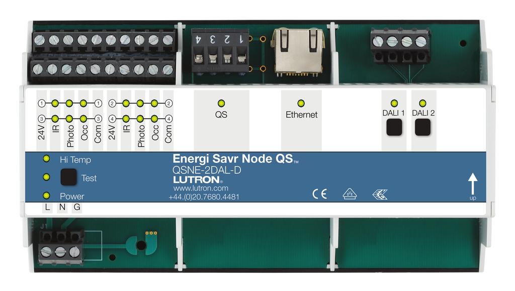 Energi Savr Node QS Lighting can be your greatest opportunity for energy savings A versatile, energy saving lighting control solution that is easy to install and easy to grow Lighting accounts for %