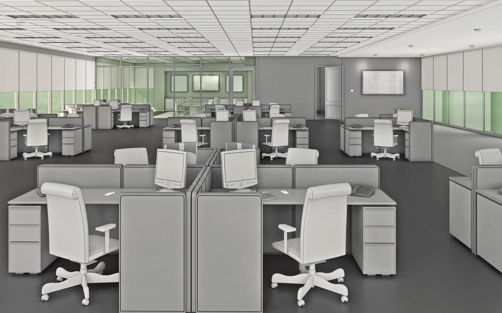 Typical application: office floor D A A Occupancy sensors save energy and