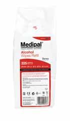 Medipal Alcohol Wipes Product Range Alcohol Wipes canister with Tritex W60510MP 150 130