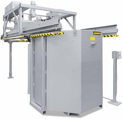sensitive parts Multiple zone control or special air circulation system for optimum temperature uniformity tailored to the charge Charge weights up to 7 tons Process control and documentation via VCD