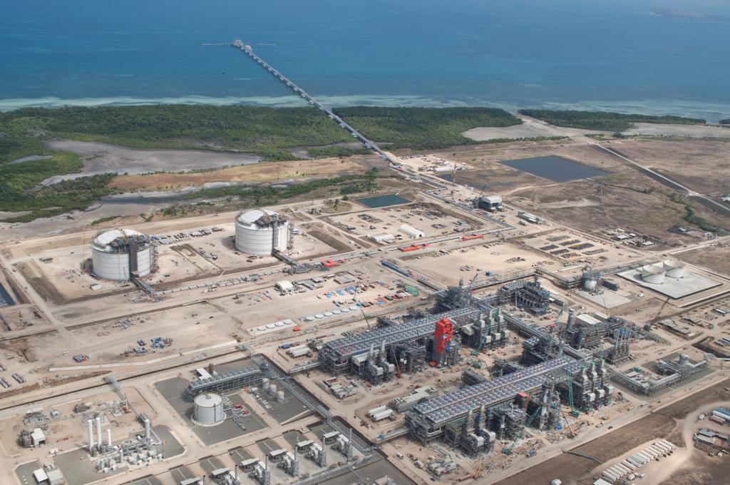 LNG plant is transitioning from construction