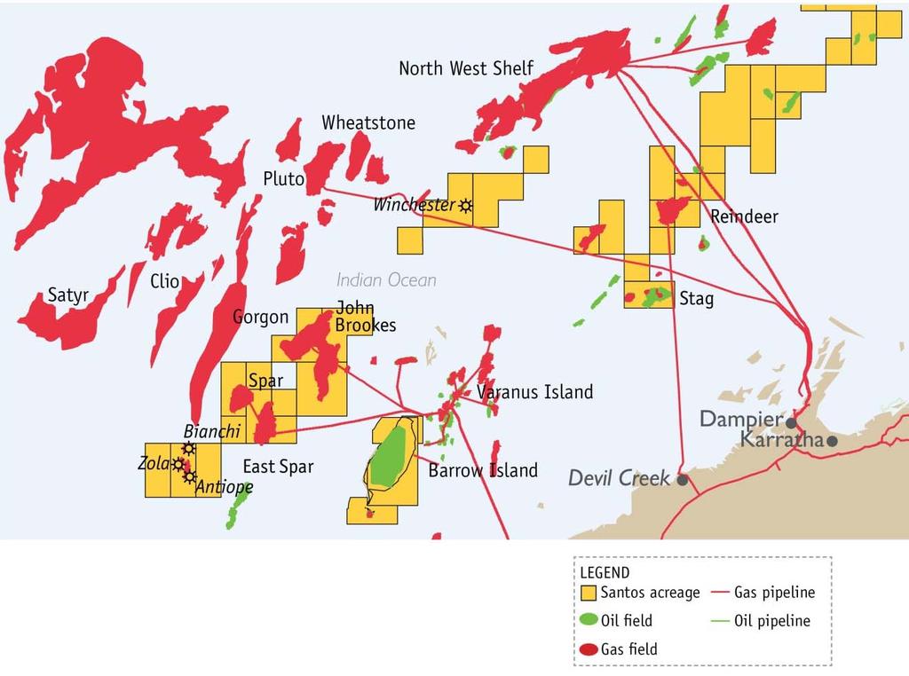 Carnarvon Basin - Winchester and Bianchi discoveries adjacent to key infrastructure Winchester gas