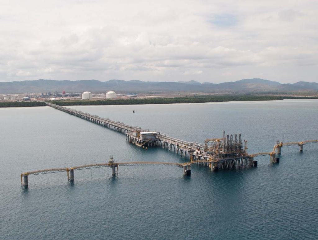 PNG LNG jetty
