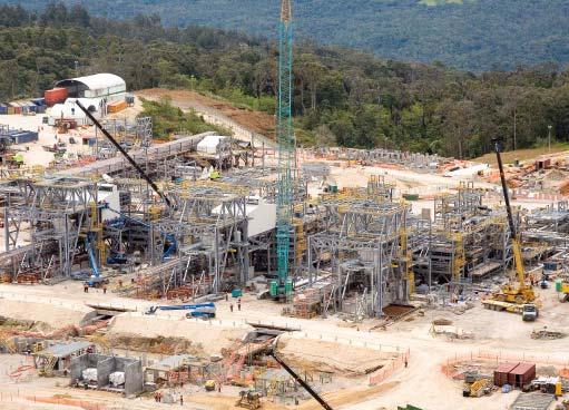 budget PNG LNG 90% complete and on track for first LNG in 2014 GLNG over 60% complete