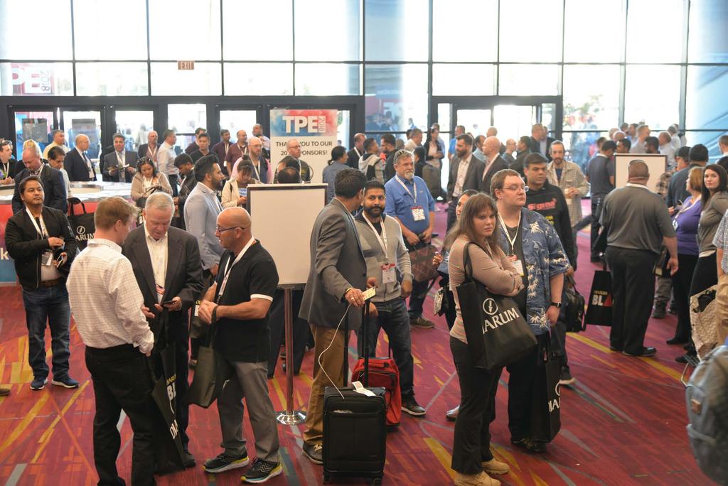 2018 TPE Metrics: Figures will increase due to lack of printed show directory 18K+ views of exhibitor profiles 3K+ views of conference info 475+ buzz notification views Mobile App