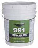 Apply at a rate of approximately 960 ETERNALASTIC Acrylic Metal Primer to aid in the adhesion of the Eternalastic coating.