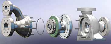 The turboexpander consists of rotating assembly with expander and brake (usually compressor) located on two ends of a rotating shaft, housings, flanges, skid, subsystems to deliver seal gas and oil