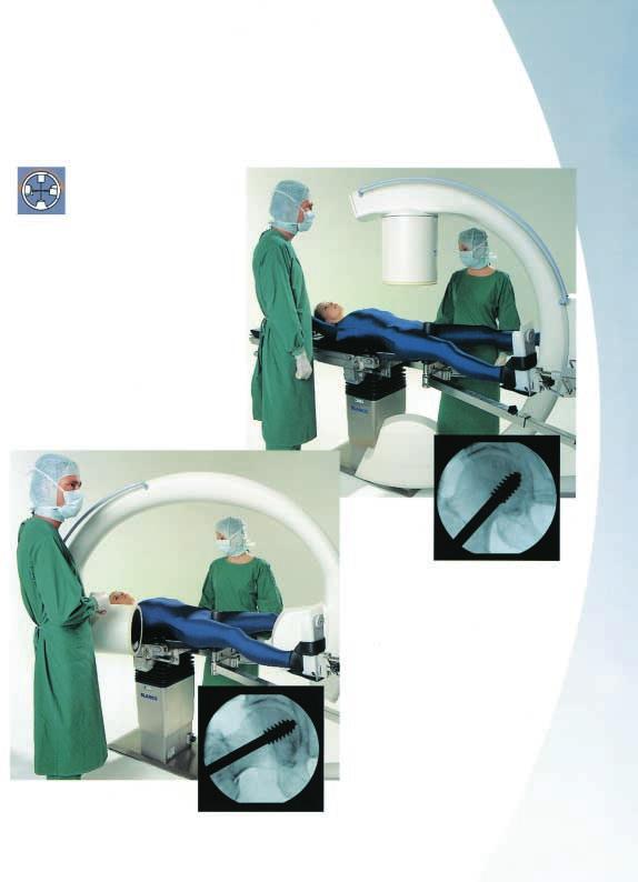 SIREMOBIL Iso-C The Unique Advantages of Breakthrough Design Complementary AP/lateral images, in just one motion Many procedures require alternate AP/lateral projections for exact alignment.