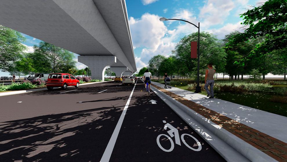 N/S ALTERNATIVES DESOTO BRIDGE CORRIDOR CONCEPT Additional capacity within the Desoto Corridor would support projected 2040 travel demands, and therefore