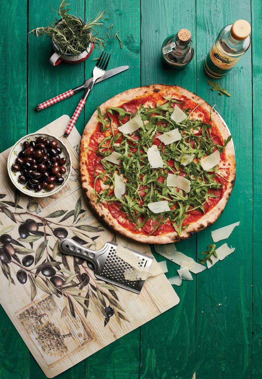 Passion, purpose & pizza From Rome with love Our aim is to constantly serve an exceptional Italian pizza that is light, thin and crispy, made with superior ingredients in the traditional Roman way,