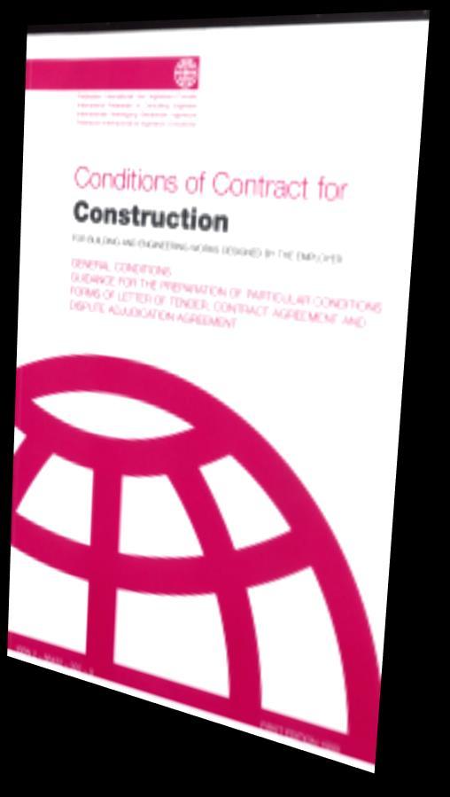 Forms of Contract FIDIC Provisions vary under different forms but typically: Default by the Contractor within the Red Book: Engineer may instruct issue of revised programme and proposed methods;
