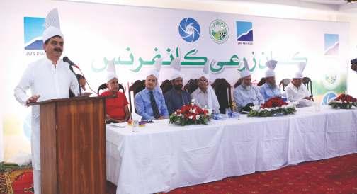 JWS Pakistan ANNUAL He urged farmers to get benefit from the program and the facilities that JWS Pakistan has been providing to them at their door step.