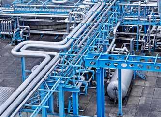 gas utilities, desalination plants, offshore platforms and storage facilities, biodiesel plants, etc.