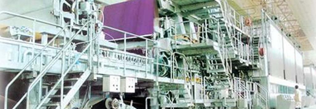 Paper machine features in early 1970 s Speed 1000 m/min