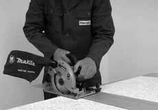 Circular saw Lay the panel  Always work with a