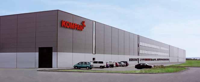 In Brno, KOMPAN has consolidated all activities in one building, a new 23,000 m 2 production and logistic centre.