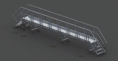 The system offers a superior method of securing rooftop equipment by replacing evasive anchoring techniques and ballasting.