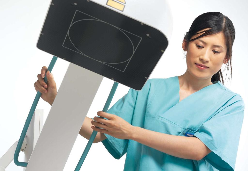 Exceptional Ease of Use Convenient Operation Due to its larger C-arm opening, resulting from the compact dimensions of the flat-panel detector, the Ziehm Vision FD offers better patient access than