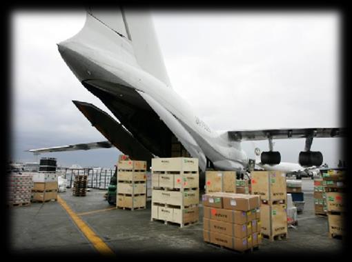 Air freight Uni-logistics offers comprehensive air freight services: Worldwide door-to-door shipments in economy and express service Courier services