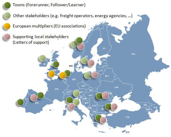 The ENCLOSE Consortium The ENCLOSE project involve 16 partners from 13 EU countries Austria, Bulgaria, Greece, Ireland, Italy, Norway, Poland, Portugal, Romania, Spain, Sweden, The Netherlands and