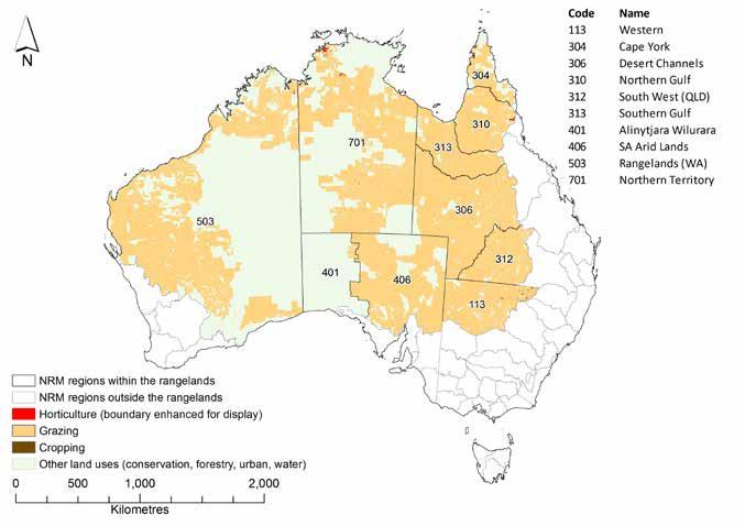 Figure 1 Figure 1. The location of horticulture, grazing and cropping in natural resource management (NRM ) regions northern and remote Australia.