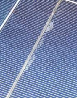 Brandrisikos in Photovoltaik-Anlagen