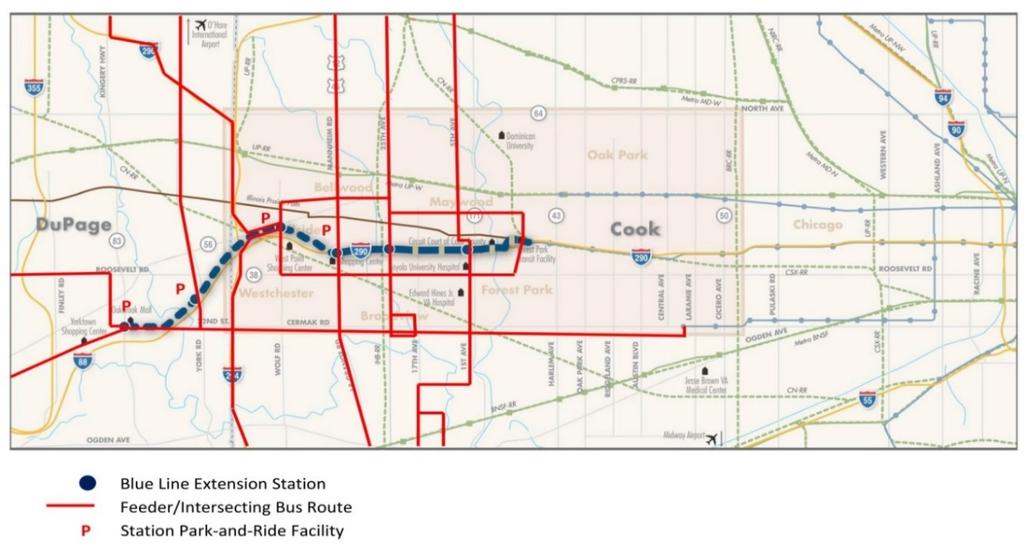 Figure 2-2. Transit Bus Network Assumptions 2.3.