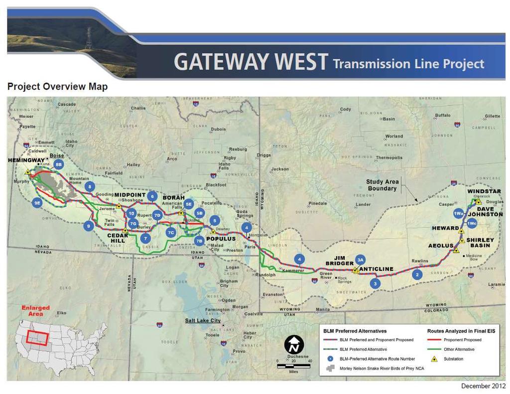 The TransWest Express Transmission Project is one of seven transmission projects in the United States designated as a Rapid Response Project by the Rapid Response Team for Transmission (RRTT) A Final