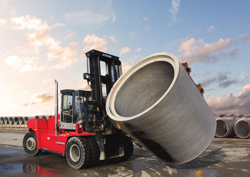 Four good reasons to choose Kalmar Productivity Product quality, reliability and precise handling are crucial for operators to work with maximum productivity.