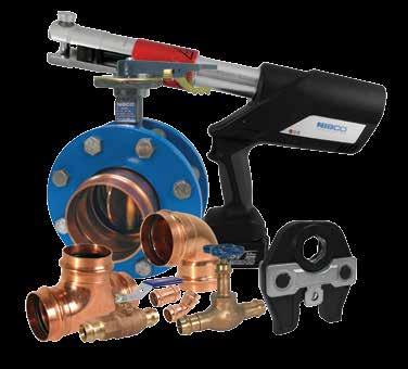 ball and butterfly valves No flame, solder or flux User-friendly,