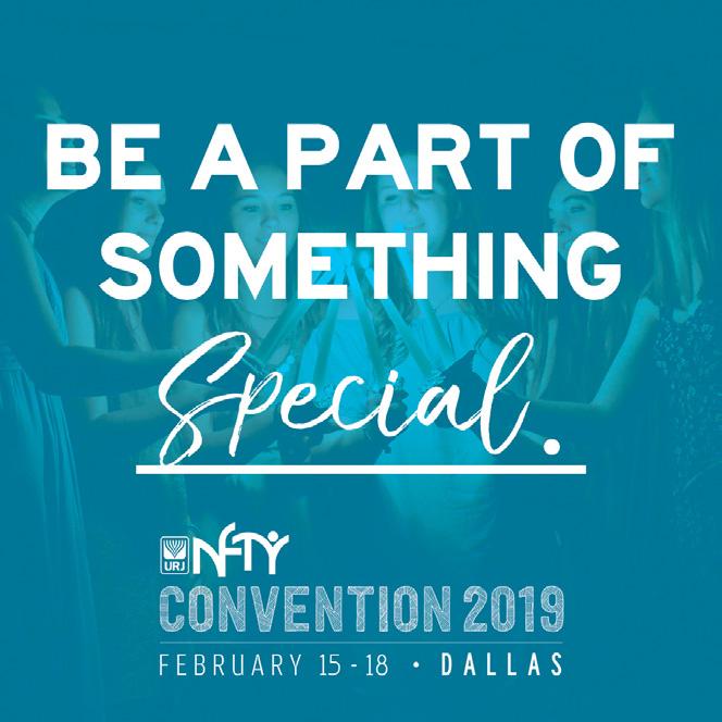 For communications to teens: NFTY Convention is the ultimate NFTY event: Four incredible days with 1000 teens from all over North America.