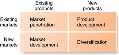 Product/Market Expansion Grid Figure 2.3 The Business Portfolio Which strategy is this?
