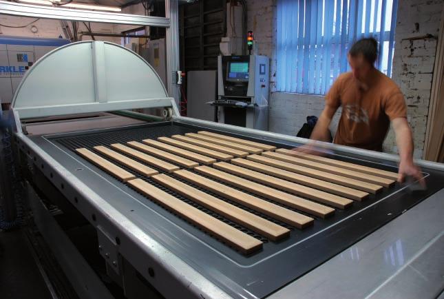Fascia doors and drawer fronts can be produced individually or nested to ensure optimal use of each panel.