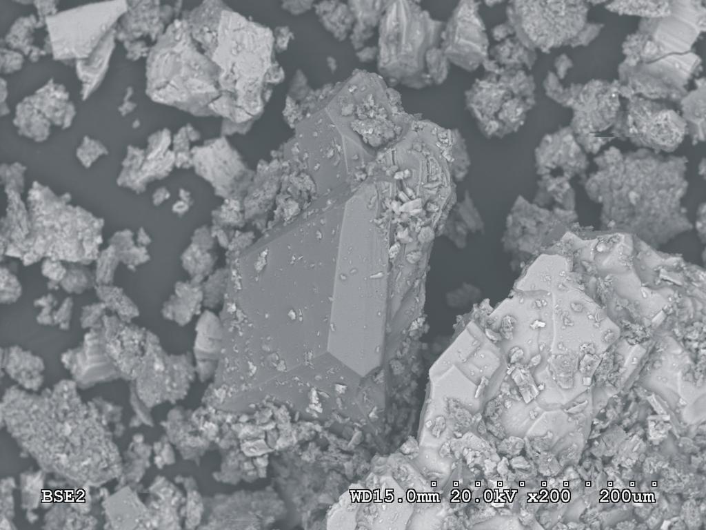 Gypsum in Sediment