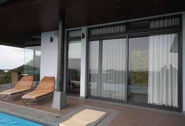 Sliding System SF 42 The SF 42 is designed as an aluminium sliding door system that provides many alternative solutions for any project.