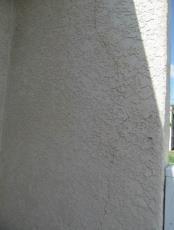 Project No.: P03004.001 Background: Settling crack in stucco.